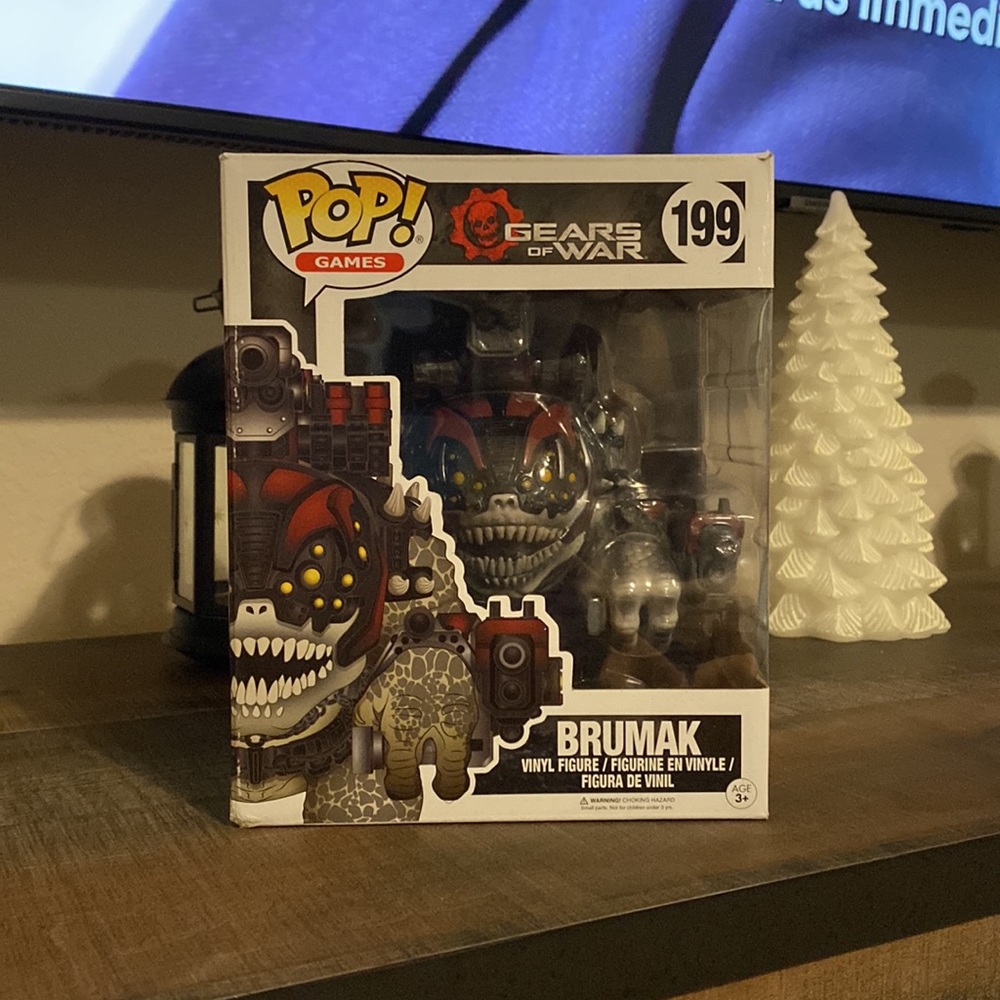 Funko Pop Brumak #199 Gears of War Xbox Games 6inch Vinyl Figure
